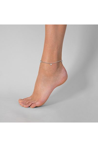 Glanzstücke München Silberfusskette Fusskette Sterling Silber