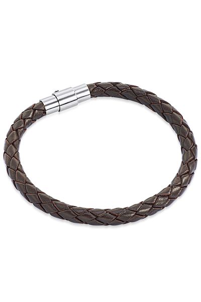 Rafaela Donata Lederarmband Armband Dunkelbraun