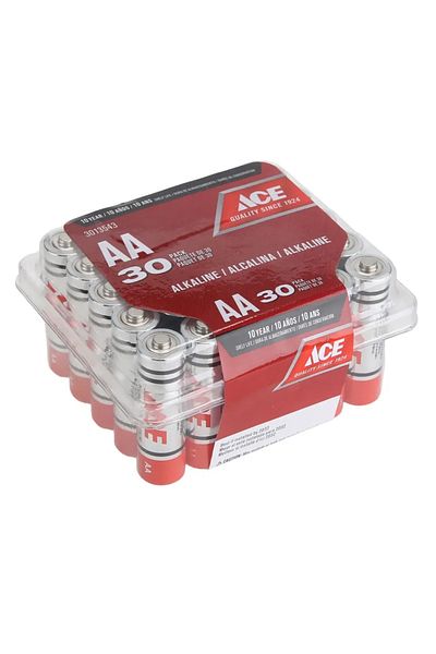ACE AA Alkaline Battery Pack (30 Pc.)