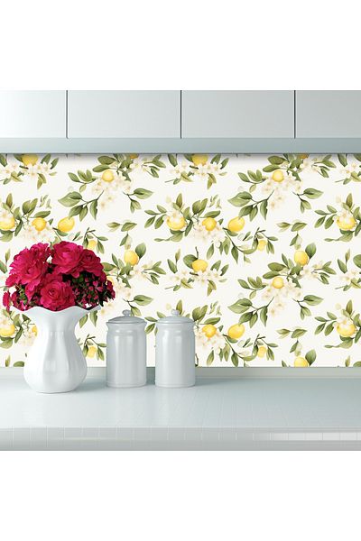 Tilki Dünyası Tile Countertop Cladding Sticker Model 123