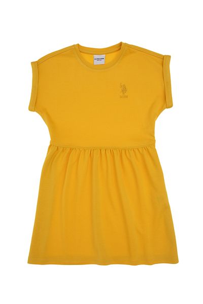 U.S. Polo Assn. Girl Yellow Knitted Dress 50306259-Vr094