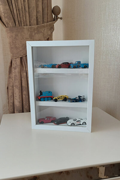 Verda Çerçeve 25x35 Cm Raft alb Cadru suport pentru mașină! Cadru de memorie pentru mașină Hotwheels!