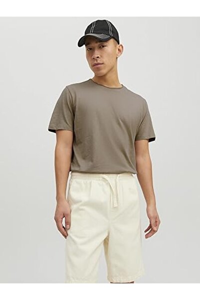 Jack & Jones Jjebasher Tee O-Neck Light Khaki Men's T-Shirt 12182498