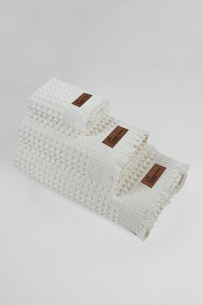 Stylish Home SET OF 3 COTTON WAFFLE TOWELS (30x50,50x90,70x140)