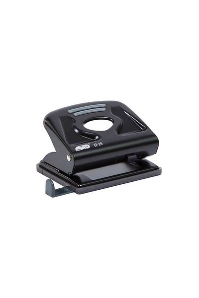 Noki Std Metal Hole Punch - 20 Sheets, Black