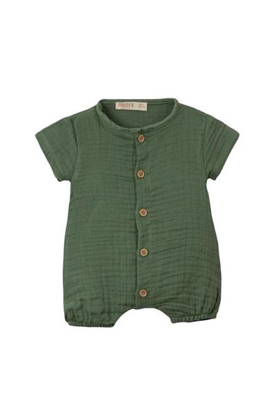 ToprikoKids Natural 100% Cotton Half Sleeve Muslin Jumpsuit