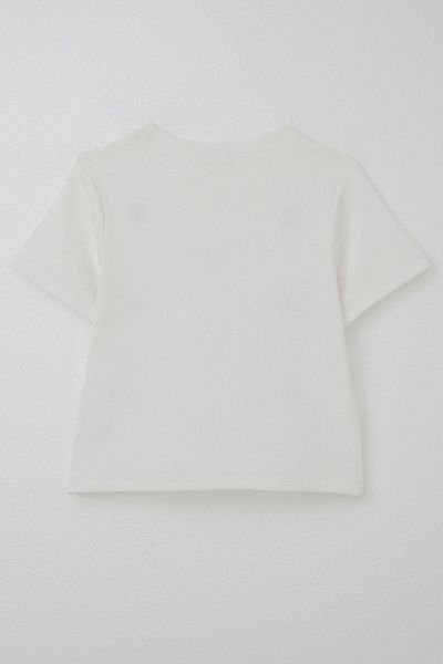 Breeze Datagridviewtextboxcolumn { Name=Brand, Index=5 } Girl's T-Shirt Heart Embroidery Detail 9-14 Years, Ecru