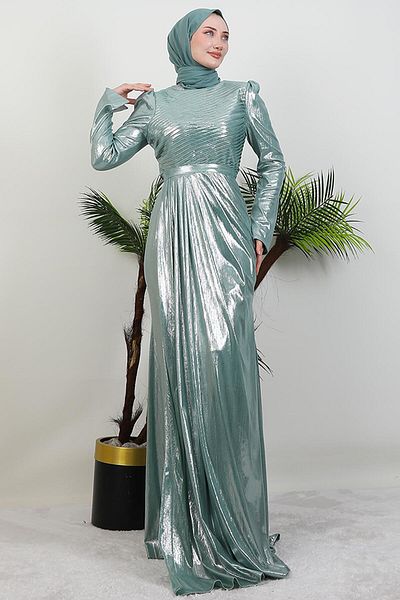 GİYZAMİLA Şahika Hijab Dress Mint