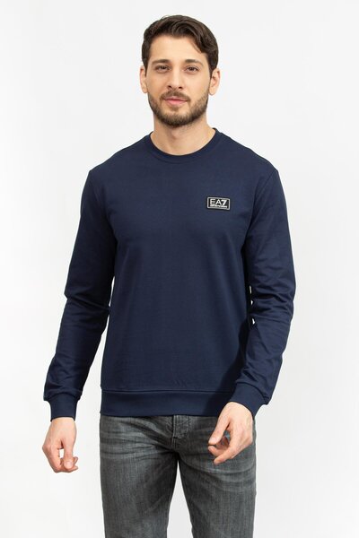 EA7 Erkek Bisiklet Yaka Sweatshirt