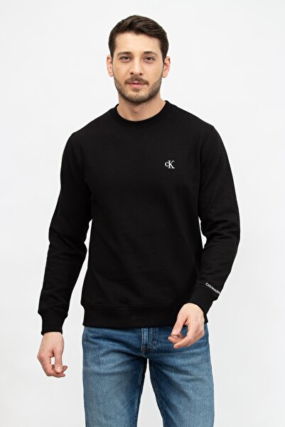 Calvin Klein Ανδρικό Φούτερ Φλις από Βαμβακερό Μείγμα XL