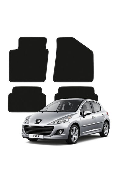K2 CARPET Peugeot 207 Tam Uyumlu Özel Kesim Lüx Oto Halı Paspas Peugeot 207 P...