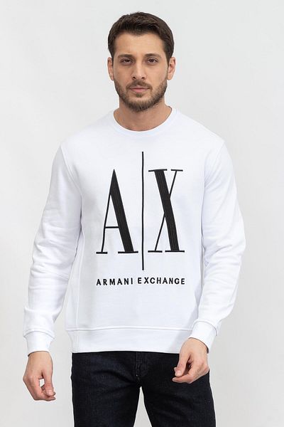 Armani Exchange Ανδρικό φούτερ με λαιμόκοψη