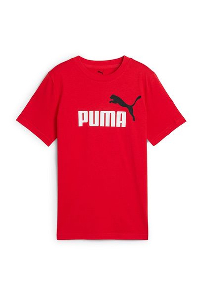 Puma T-shirt Puma Ess 2 Color No.1 Logo Tee B, Red, Kids