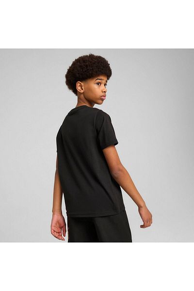 Puma Tričko Puma Ess Logo Lab Summer Tee B, Černé, Dětské