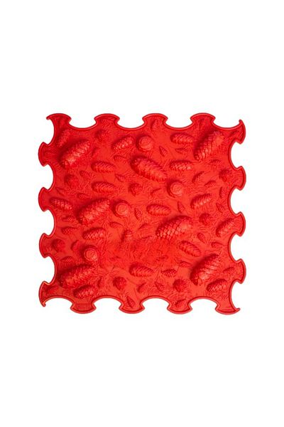 ORTOTO Orthopedic, sensory mat, puzzle set, 8 pieces, Pinecones pattern, soft texture, Multicolor