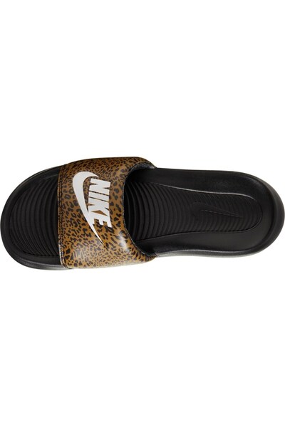 Nike W Victor One Slide Print Women's Black Casual Shoes - Cn9676-700