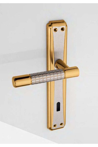 Üsküp Yapı & Mimarlık Style Tulip Mirror Gold-Satin Door Handle