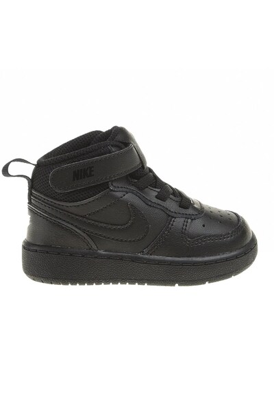Nike Court Borough Mid 2 (Tdv) Schwarze Laufschuhe für Kinder - CD7784-001