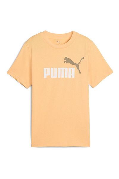Puma T-shirt Puma Ess 2 Color No.1 Logo Tee B, Orange, Kids
