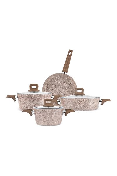 Karaca Biogranit Alice 7 Piece Cookware Set