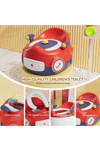 Yelajoy Children's Potty Training Seat, With Non-slip Footrest and Seat Cover, Suitable for Boys and Girls