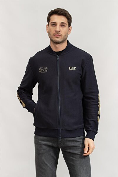 EA7 Erkek Fermuarlı Sweatshirt