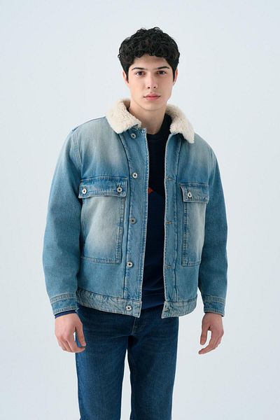 Loft Lf2038028 Werner Sherpa Men's Jean Jacket