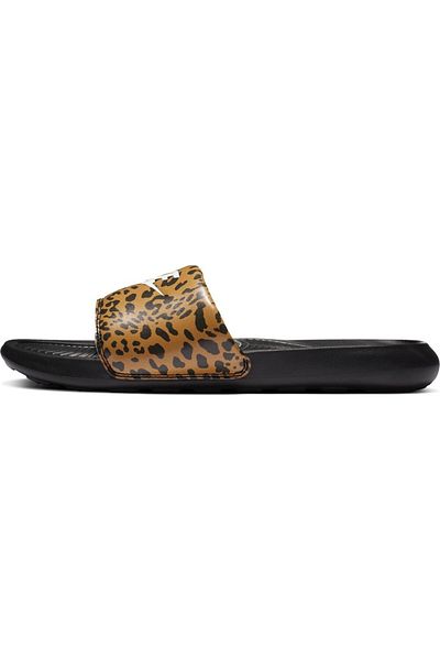 Nike W Victorian One Slide Print Women's Black Casual Shoes - Cn9676-700