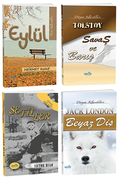 Panem Yayınları Eylül-mehmet Rauf Savaş Ve Barış-tolstoy Sefiller-victor Hugo...