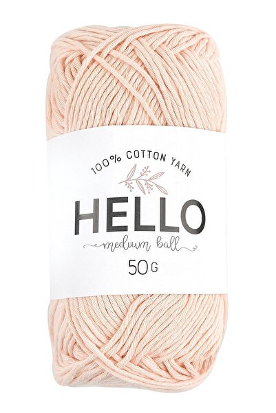 Hello خيوط تريكو قطن DK 50 جرام رقم:163