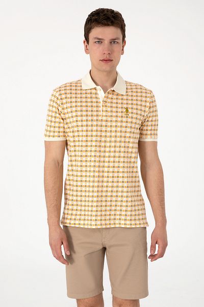 U.S. Polo Assn. Men's Cream T-Shirt 50299672-Vr071