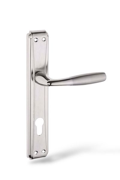 Üsküp Yapı & Mimarlık Tugra Ship Mirroring Nickel-Satin Door Handle