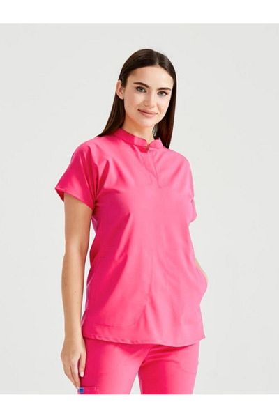 DEMOTEKS Costum medical unisex roz fuchsia – Uniformă doctor-asistentă medicală