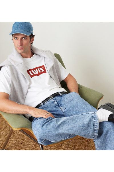 Levi's White Vintage Bw Graphic Tee T-Shirt For Men