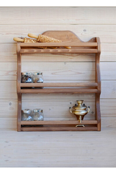Picco Wood Ahşap baharatlık terek, fincanlık (50*35*8.5)