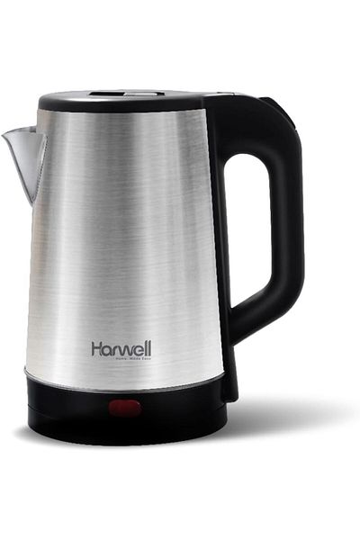 HARWELL Electric Kettle, 1.8L Stainless Steel, 1500W, 360° Swivel Base, Auto Shut-off,HK1002