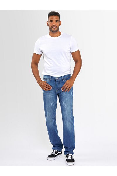 Alessandro Salvarini A. Salvarini Carlo Designer Herren Jeans Hose Basic Jeanshose Comfort Fit