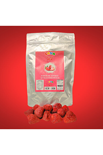 Lava Roastery فراولة مجففة بالتجميد فاخرة 100 غرام - مقرمشة وطبيعية