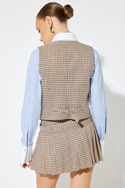Koton Women / Girls Brown Vest (Model Code: 5Wak20017Pw5D1)