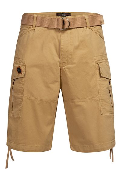 Alessandro Salvarini A. Salvarini Herren Designer Cargo Shorts Cargoshorts Kurze Hose Gürtel As133