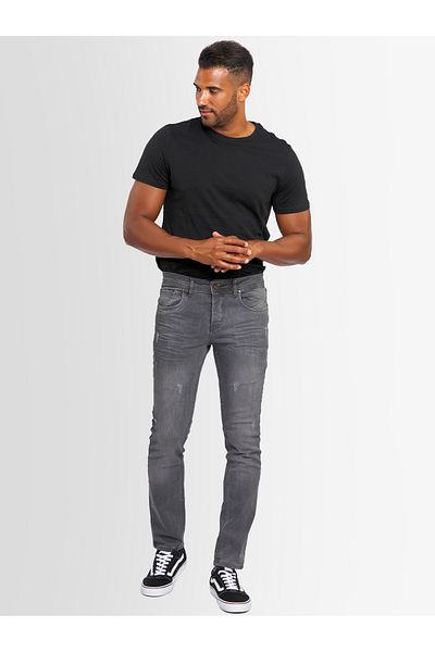 Alessandro Salvarini A. Salvarini Designer Herren Jeans Hose Basic Stretch Jeanshose Regular Slim