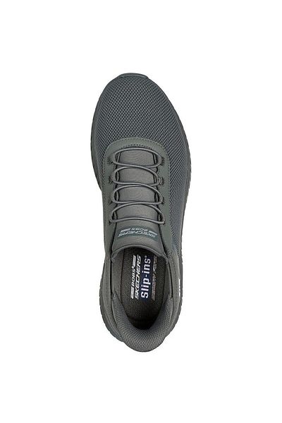 SKECHERS Pánské tenisky Skechers Bobs Squad Chaos - T, šedé