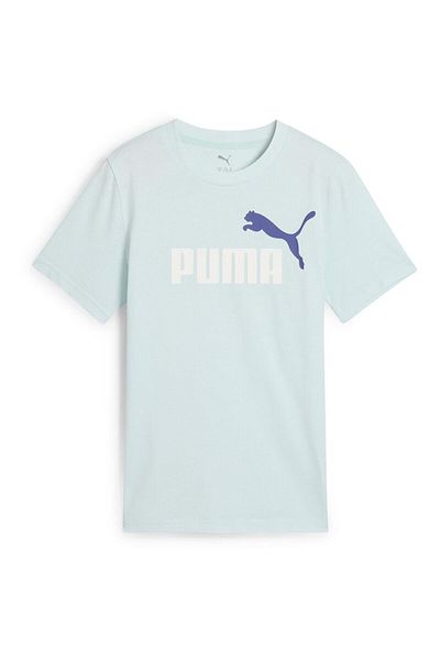 Puma Tričko Puma Ess 2 Color No.1 Logo Tee B, Modré, Dětské