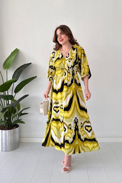 MaziButik Hare Bat Dress Green