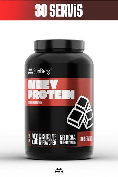 SunBerg Whey Protein L Chocolate 1050 g - 30 Servings