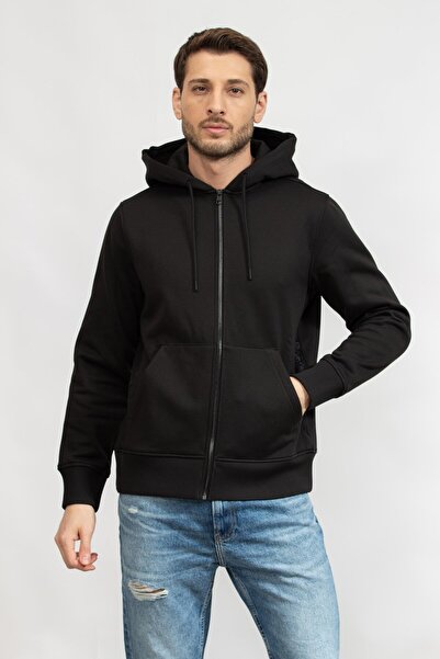 Calvin Klein LOGO TAPE ZIP THROUGH HOODIE