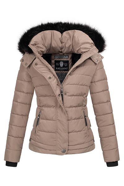 Navahoo Chloe Warme Damen Winter Jacke Parka Mantel Stepp Kurzjacke Gefüttert Neu B301