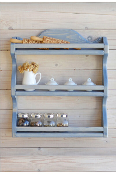 Picco Wood Ahşap Baharatlık Terek, Fincanlık (50*35*8.5)