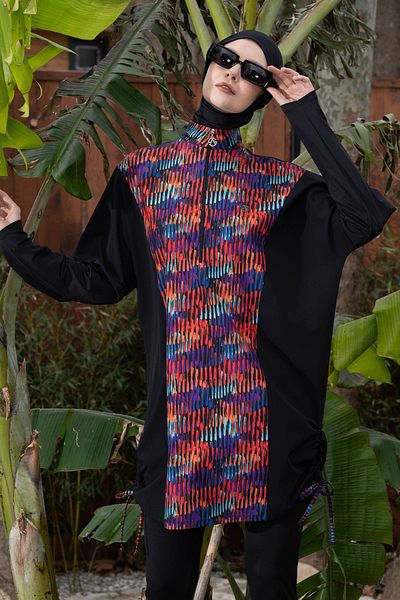 InStyle Black Hijab Swimsuit - 6052 Model
