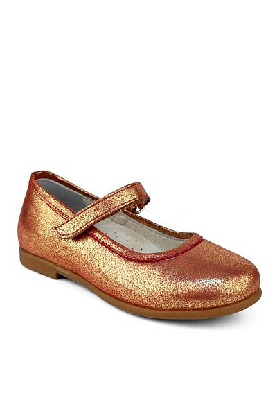 Cici Bebe Ayakkabı Genuine Leather Shiny Red Girls' Ballerinas